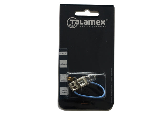 NauticPro.dk | Talamex, HALO Pære H3 24V-70W PK22S, Halogenlampe