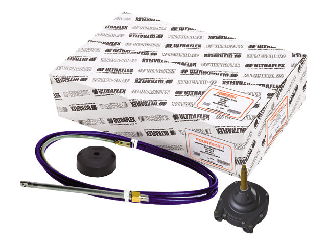 Ultraflex, Firetech Kit T91 med Monteringsplade X34 og Styrekabel M90 – Størrelse: 10" 3,05 M