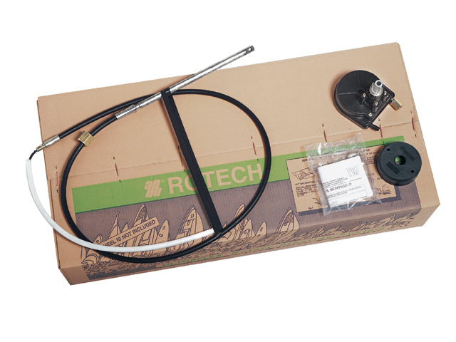 Ultraflex, Rotech IV Kit, Styresystemer og Monteringsplade, Sort – Størrelse: 15" 4,59 M