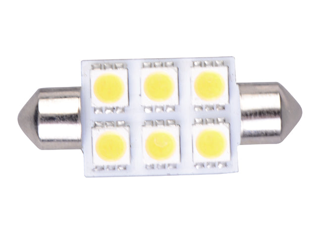 Talamex, S-LED 6 Festoons 10-30V 100 Lumen – Størrelse: 42mm
