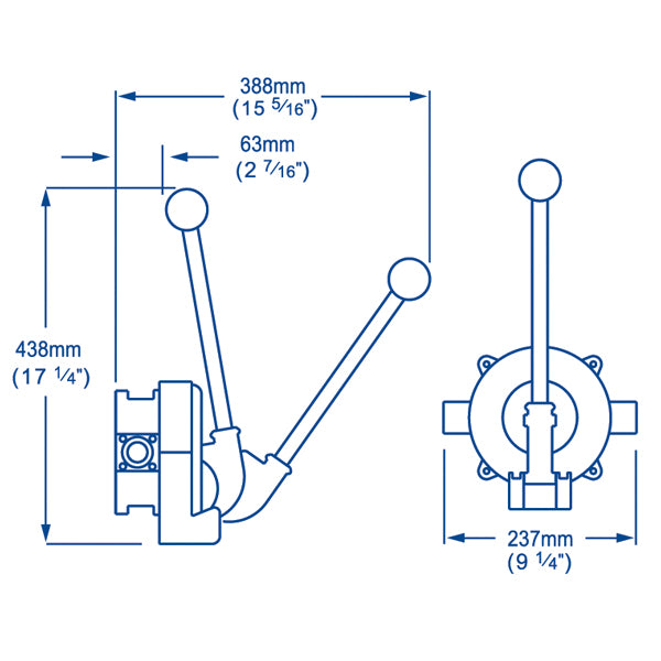 Whale, Gusher Titan BP4402 Handpump för avloppsvatten