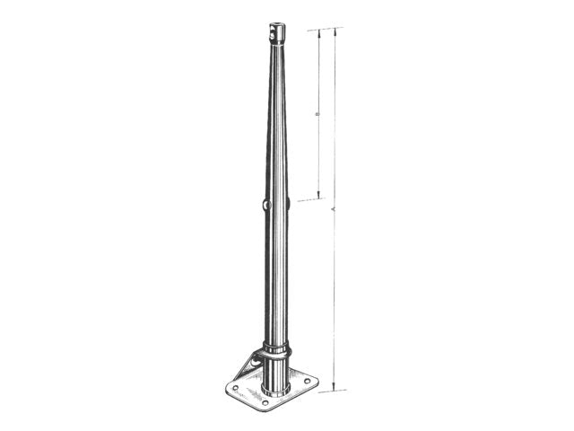 Talamex, Scepter AISI 316, spegelpolerad, 25x500mm (1 st)