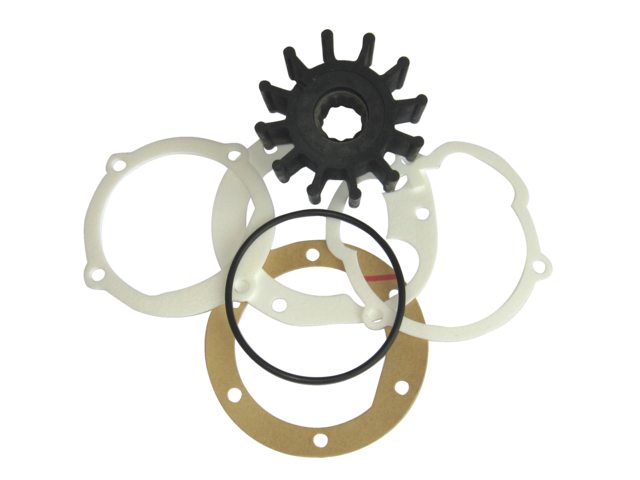 Nitrile inboard impeller spline drive met pakking & kap (17200207)