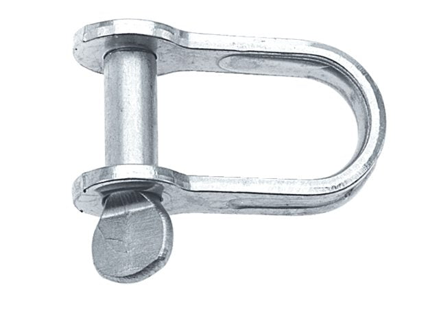 Rvs d-plaatsluiting 4mm 15mm