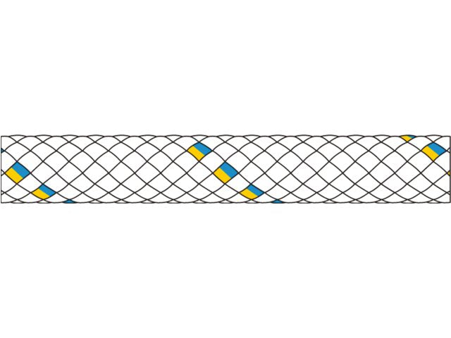 Racing dyneema 2.5mm wit