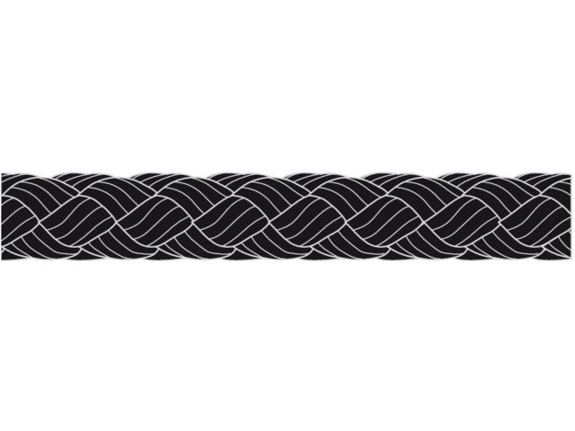 Takelgaren waxed 1mm 500m zwart