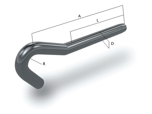 Hook terminal 2.5mm