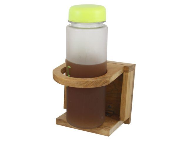 Eude, hopfällbar mugghållare teak, 13,5x15,5x11cm (1 st)