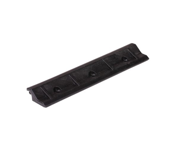 Plastic zitbank/airdeck connector zwart
