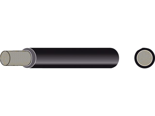 NauticPro.dk | Automarine, Fortinnet Kobberbatteri/Svejsekabel 70 Mm² Sort (10M)