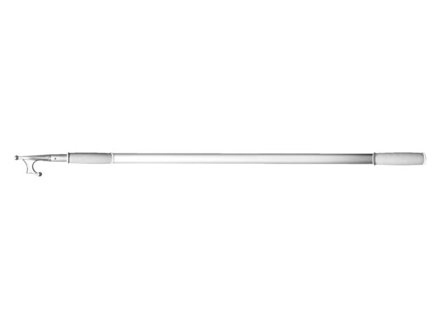 Haakstok telescopisch 112-195cm met aluminium haak