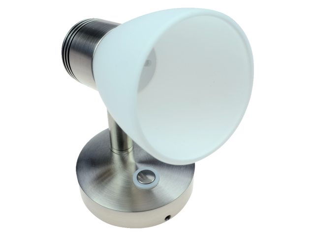 Led wandlamp  10-30V 3000K 3W dimbaar met USB-C snellader