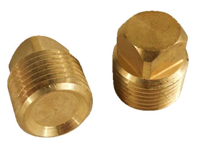 Plug (1/2") tbv lensplug set brons (2 stuks)