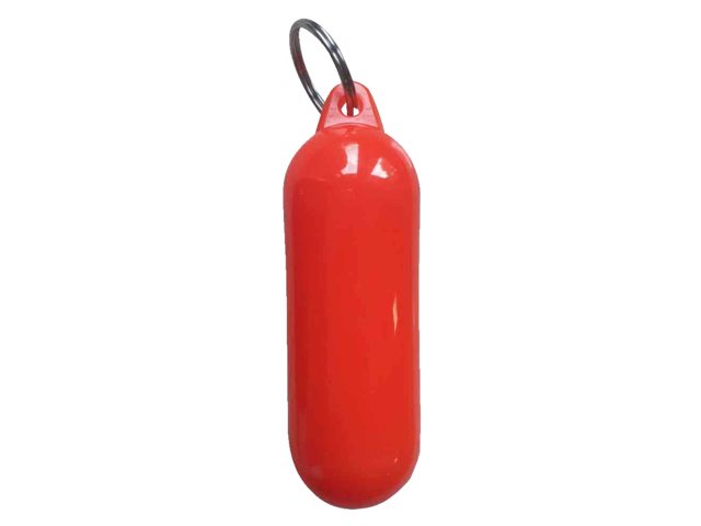 Sleutelhanger drop groot oranje