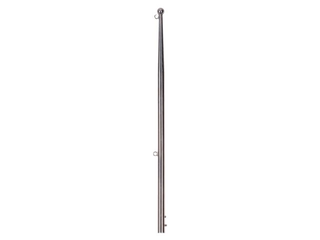 Vlaggenstok snap-lock RVS 25mm x 900mm
