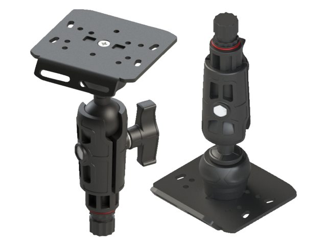 Borika montageplaat met steun en bal scharnier voor schermen max 7"