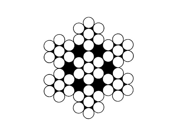 Talamex, Wire 7X7 Rustfri, SS AISI 316, 250 m – Størrelse: 6mm