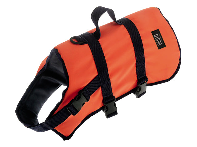 Besto, Hunderedningsvest, Høj Synlighed, Justerbar, 2 Mavestropper, 1 Krave, D-ring, 20471 – Størrelse, Hund: 15-40 kg L
