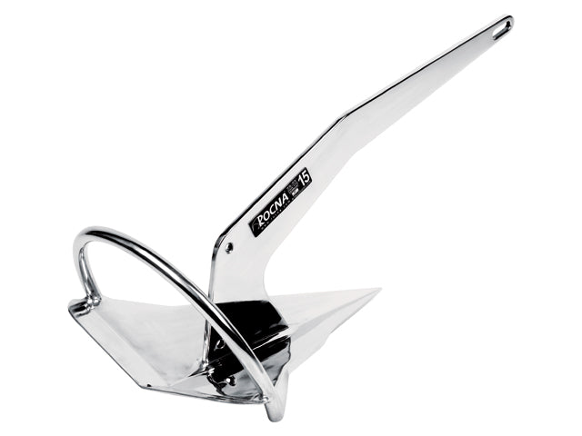 Rocna, Rustfrit Multianker med Rulleholder og Justerbare Glidesko, 1stk – Størrelse: 4 KG