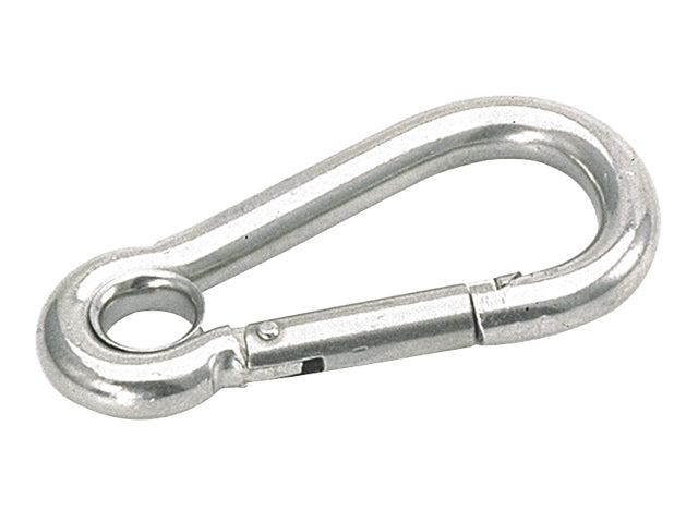 Talamex, Karabinhage/Øje, Rustfrit Stål AISI 316 – Størrelse: 120mm