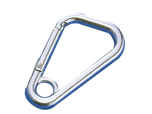 Talamex, Asymmetrisk Karabinhage Øje, SS AISI 316, 589081 – Størrelse: 6mm, 10 Stk
