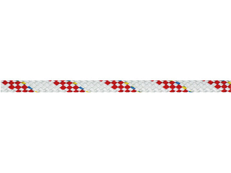 NauticPro.dk | Talamex by Liros, Sejlgarn Admiral Hvid/Rød, 100 % Polyester, Flettet Kerne, Knækfrit Design