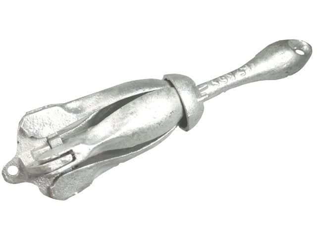 Talamex, Foldeanker Galvaniseret med Hule Ankerflig, 123456 – Vægt: 3,2 KG