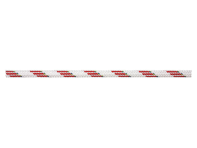 Talamex, Dynamisk Fald Rød/Hvid, 100 % Dyneema® SK78, 3% Stræk, Ekstrem Brudstyrke – Størrelse: 6mm, 200 Meter