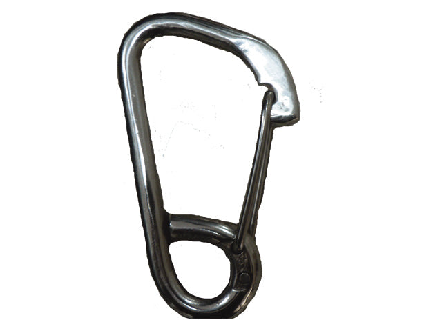 Talamex, Asymmetrisk Karabinhage Øje, SS AISI 316, 589081 – Størrelse: 6mm, 10 Stk