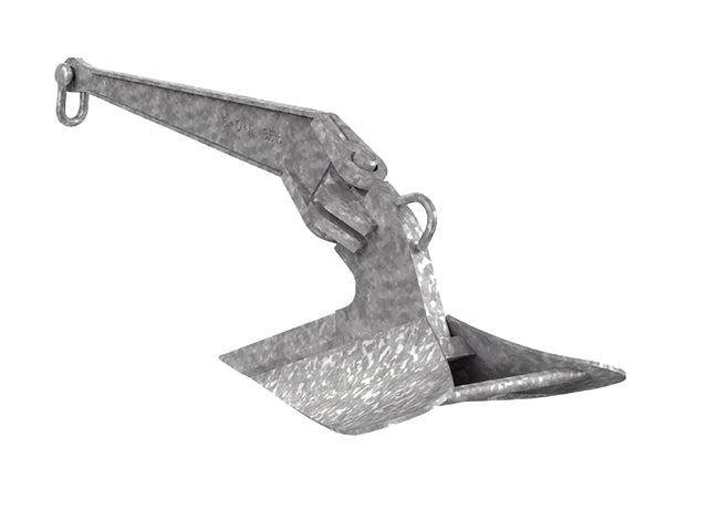 Lewmar, CQR® Anker, Galvaniseret Stål, Høj Holdekraft, 589081 – Vægt: 11,3 KG